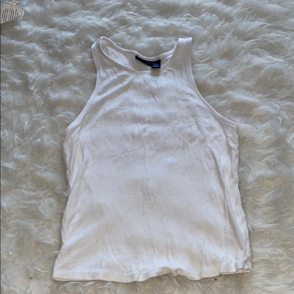aero ribbed tank top